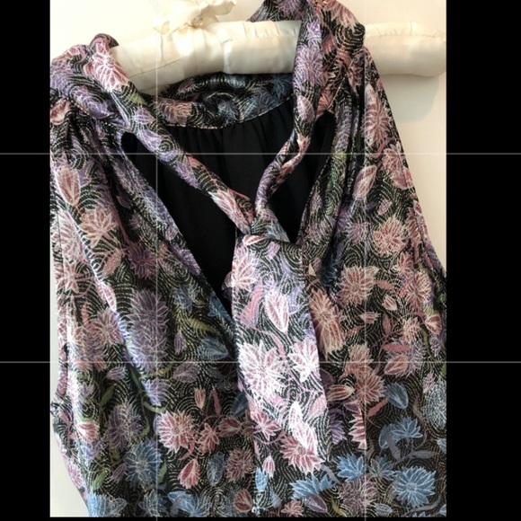 Collection J. Crew Shimmering Floral Printed Top - Picture 9 of 16